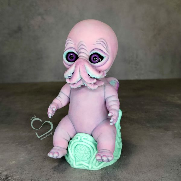 Solid silicone baby Cthulhu 13 cm (5") Version 2