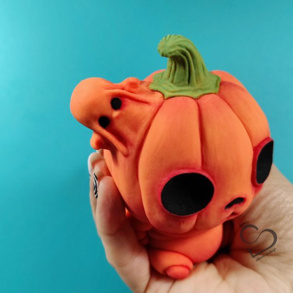 Silicone Pumpkin Baby Tricky with ghost Otis Soft & Squishy 