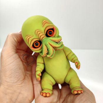 Solid silicone baby Cthulhu 13 cm (5") Version 4
